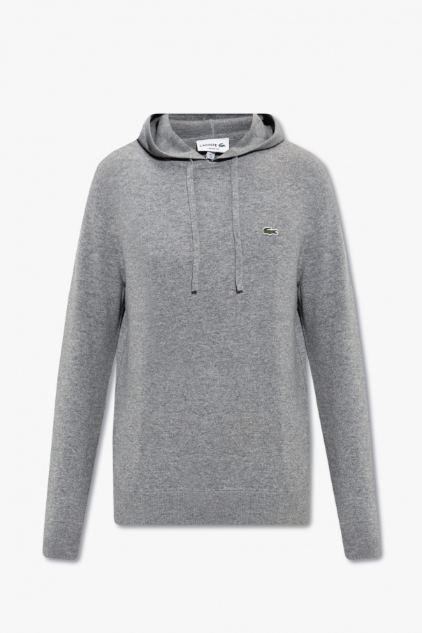 Kids lacoste ampthill 46 Biname fmedShops SL Grey Hoodie with logo patch Kids lacoste